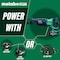 Metabo Hpt 36V MV Cordless Brushless Reciprocating Saw: 1-1/4in Cut Stroke w/UVP Bare CR36DAQ4M - alternate 5